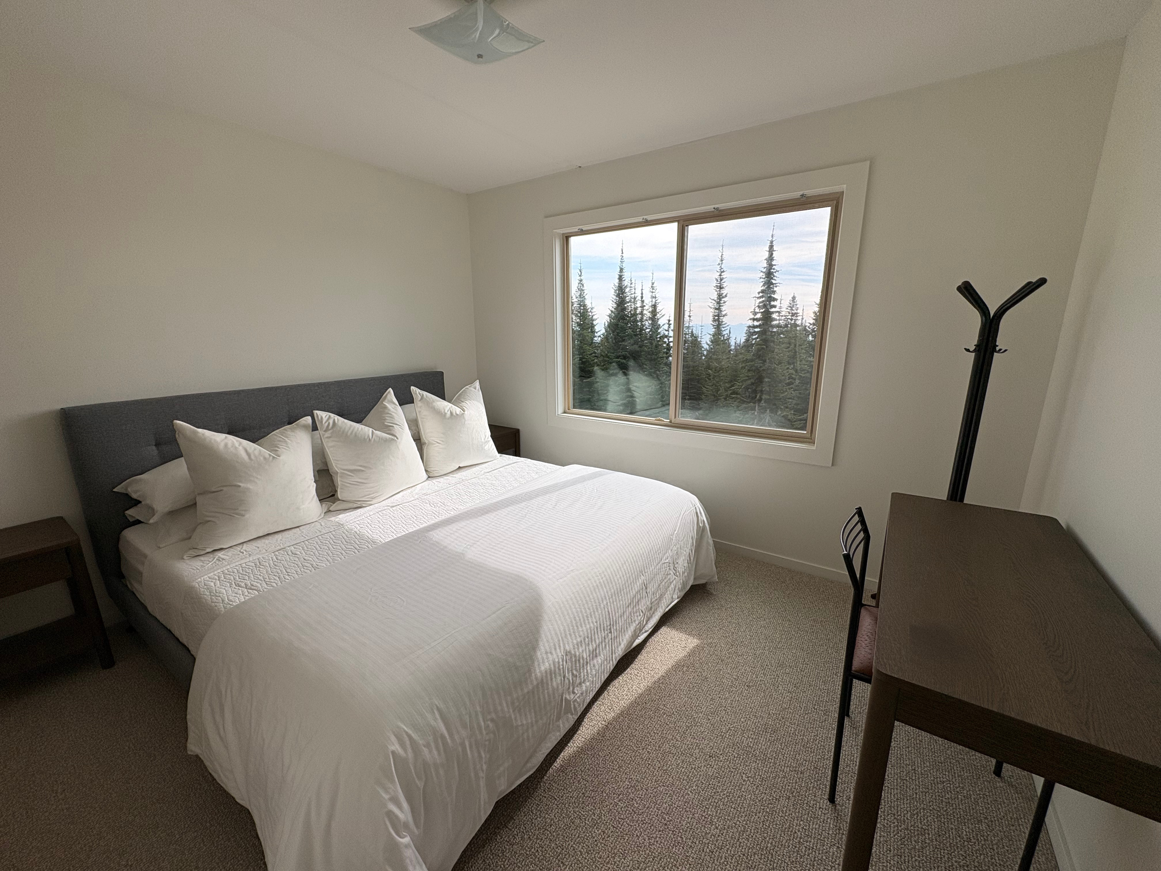 Bedroom with king bed